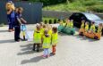 Spotkanie policjantki z przedszkolakami