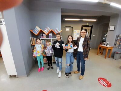 Kolejne zajęcia artystyczne w oleśnickiej bibliotece dla dzieci z Ukrainy