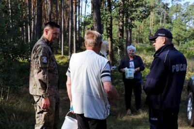 Wspólne działania policji i straży leśnej