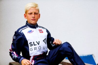 Adrian Potępa został wicemistrzem Polski w zawodach kartingowych