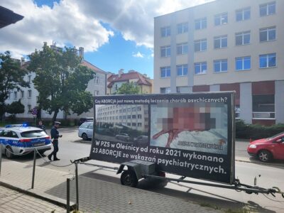 Kolejna akcja antyaborcyjna w Oleśnicy