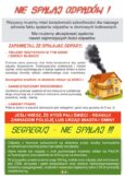 Gmina mówi stanowcze NIE dla palenia odpadami
