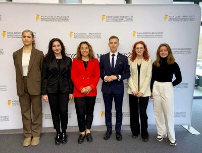 Uczniowie I LO na konferencji Rady Dzieci i Młodzieży