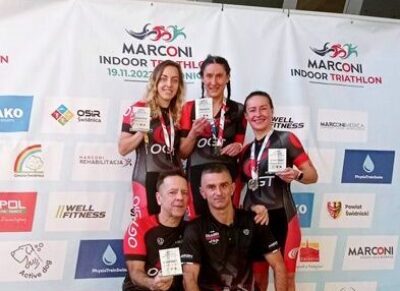 Oleśniccy triathloniści na Indoor Triathlon Świdnica