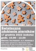 Warsztaty zdobienia pierników w Bibliotece Pod Pegazem