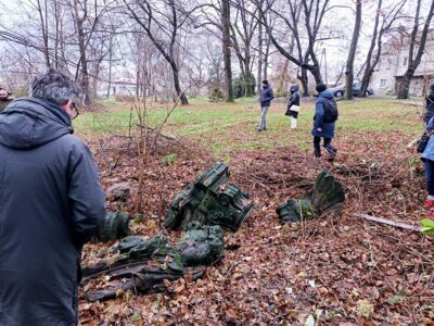 Rzeźba Neptuna z wrocławskiej fontanny odnaleziona pod Sycowem