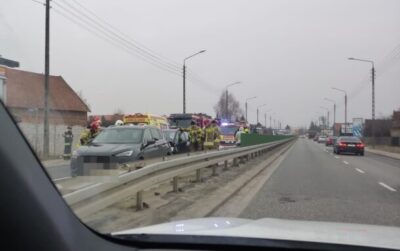 Wypadek w Bykowie i utrudnienia w ruchu