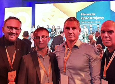 Oleśniczanie na zjeździe krajowym partii Szymona Hołowni
