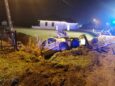 Rozbił i porzucił swój samochód. Dopiero dzień później 38-latek zgłosił się na policję