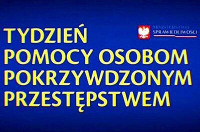 Trwa Tydzień Pomocy Osobom Pokrzywdzonym Przestępstwem