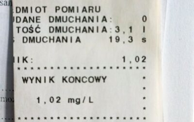 Dwóch kierowców odpowie przed sądem za jazdę po pijanemu