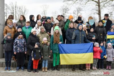 Oleśnica upamiętniła napaść Rosji na Ukrainę [ZDJĘCIA]