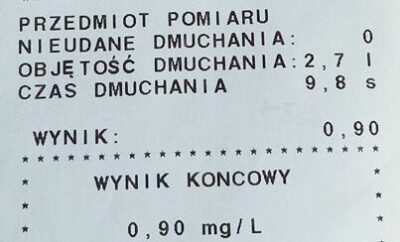 Policja zatrzymała 22-letniego kierowcę toyoty. Miał dwa promile alkoholu