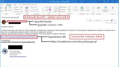 Uwaga na fałszywe wiadomości dotyczące rzekomego cyberataku