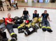 W Sky Tower Run pobiegli nasi strażacy. Mieli do pokonania 49 pięter