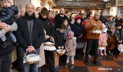 Święcenie pokarmów w oleśnickiej bazylice mniejszej [ZDJĘCIA]