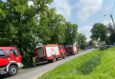 Pożar pustostanu. Na miejscu straż i policja