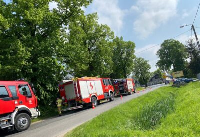 Pożar pustostanu. Na miejscu straż i policja