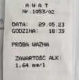Zatrzymano 47-letniego kierowcę. Miał trzy promile alkoholu