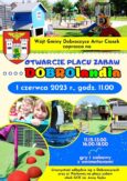 Zapraszają na otwarcie nowego placu zabaw dla dzieci