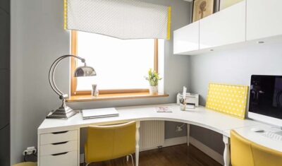 Biurko kątowe – Doskonałe rozwiązanie dla Twojego biura!