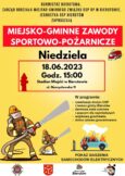Gminny zawody strażackie już w niedzielę