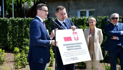 Premier Mateusz Morawiecki odwiedził Dobroszyce [ZDJĘCIA, WIDEO]