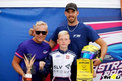 Adrian Potępa na podium w II rundzie kartingowych Mistrzostw Polski