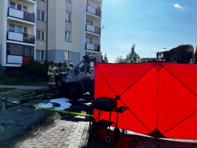 Biegły wyda opinię o tym, jak doszło do pożaru kampera