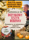 Spalice zapraszają na dożynkowy festyn rodzinny