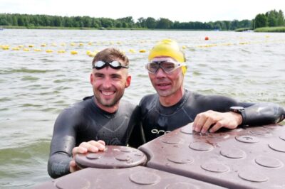 Adrian Kostera przepłynął dystans Wisły. Po 67 dniach pływania wsiądzie na rower