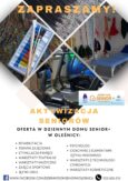 Ciekawe zajęcia dla oleśnickich seniorów. Zaprasza MOPS
