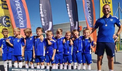 Młodzi piłkarze zagrali na wrocławskim stadionie