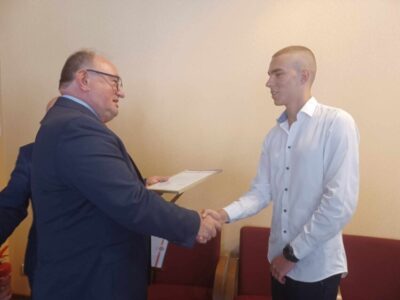 Wyróżnienie dla Dawida Kułka i jego trenera