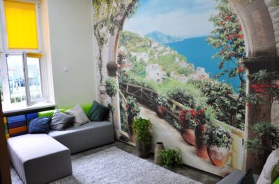 Książkowy zakątek w oleśnickiej czwórce