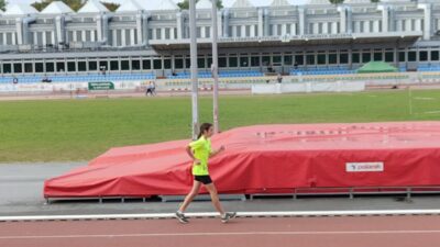 Maja Kołodziej na ogólnopolskich zawodach w chodzie sportowym