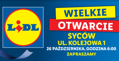 Lidl zaprasza na zakupy i promocje do Sycowa