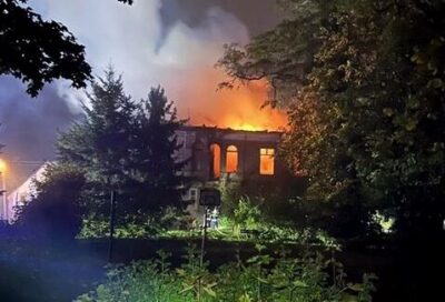 Pożar pustostanu. Spłonął bezdomny mężczyzna