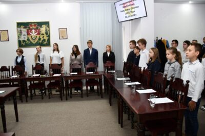 Młodzieżowa Rada Gminy Oleśnica na inauguracyjnej sesji
