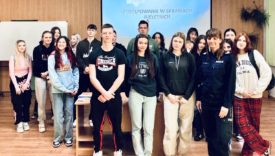 Z licealistami o bezpieczeństwie w sieci