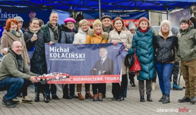 Michał Kołaciński i Oleśnica Razem zaprosili na pączki i dyskusję o mieście [ZDJĘCIA]