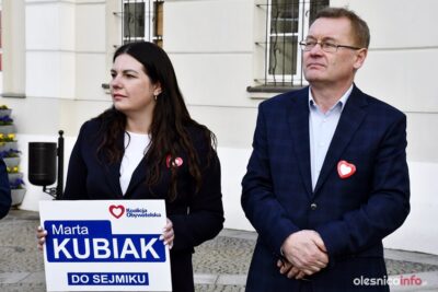 Marta Kubiak dołącza do promocji w oleśnickim starostwie