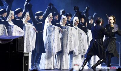 Gruziński balet Aphkhazeti z chórem i orkiestrą dał widowiskowy występ w Oleśnicy [ZDJĘCIA]