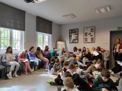 Oleśnickich uczniów spotkanie z pisarką