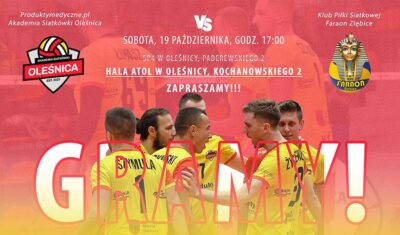 Akademia Siatkówki Oleśnica zaprasza na mecz