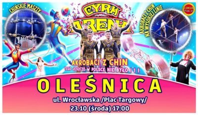 Bajeczne widowisko cyrku Arena. Występ artystów w Oleśnicy już w tym tygodniu