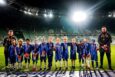 Młodzi piłkarze z Akademii Piłkarskiej Oleśnica na Tarczyński Arena Cup