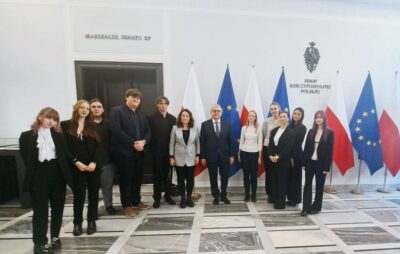 Licealiści z wizytą na Wiejskiej