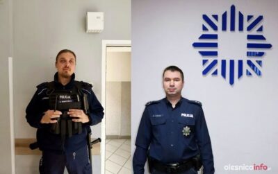 Policjanci wyważyli drzwi do mieszkania i uratowali kobietę