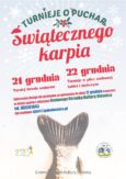 Zapraszają do udziału w turnieju o puchar Świątecznego karpia